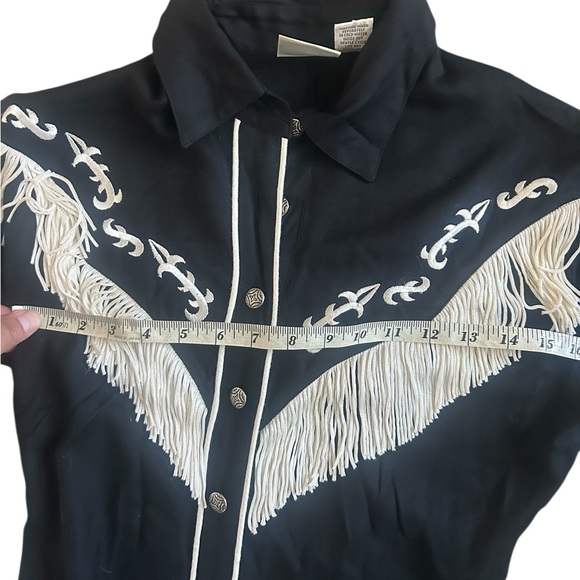 Black Western Fringe Dress - Picture 5 of 5